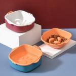 Customizable Rounded Ceramic Pet Bowl For Cats Dogs Sustainable