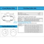 AIRSUSTECH 1B5330 Air Bag Cross Contitech FS 330-11 474 Continental Air Bellows for sale