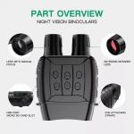 Long-range binoculars night vision scope