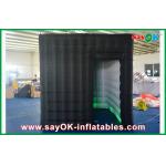 Photo Booth Decorations Fire-Proof Inflatable Photo Booth , LED Lights Inflatable Photobooth Kiosk for sale