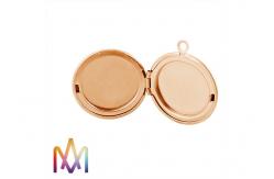 China Round Locket Photo Frame Charm supplier