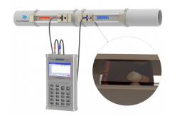 China PH301 Portable Ultrasonic Flow Meter Super Easy Installation supplier