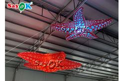 China Store Decorative 3m Hanging Led Lighting Inflatable Starfish supplier