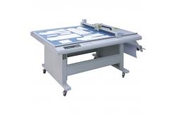 China Automatic Flatbed Cutting Plotter 1 - 500 Times Repeating With Double HP45 Heads supplier
