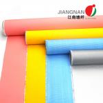 One Side Silver Silicone Coated Fiberglass Fabric For Fire Prevention for sale