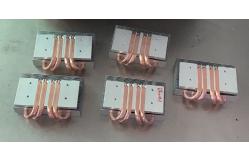China Anodized Copper Aluminum Fin Copper Tubes Copper pipe Heat Sink 80W-200W supplier