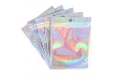 China Biodegradable Holographic ziplockk Pouches supplier