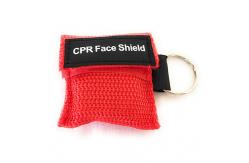 China First Aid Rescue Disposable CPR Mask Keychain Bag With CPR Face Shield supplier