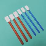 714 Lint Free Flat Square Dacron Cleaning Stick Car Cleaning Polyester Swab For Cleanroom for sale