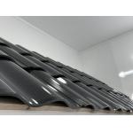 Black 50W Solar Roof Tiles Dual Glasssolar 50watt Solar Tiles for Industrial Solar Applications for sale