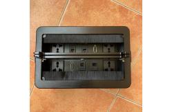 China Multi - Function Power Data Integration Socket / Desktop Flip Data Junction Box supplier