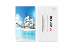 China 3D Lenticular Card PET / PP Printing With 3D Flip Changing Effect supplier