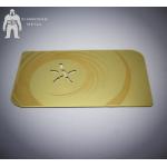 24K Real Gold Plated Laser Cut Metal Business Card Membership Card for sale