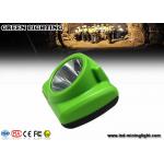 Pc Led Miners Cap Lamp , 13000lux Logo Customized Mining Lamps For Hard Hats for sale