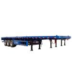 3-Axle Flatbed Semi-Trailer Steel Container Skeleton Truck Trailer for sale