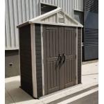 Wind Resistant Class 8 Light Transparent Roof Eco-Friendly Easy to Assemble Outdoor WPC Panel Garden Tool House for sale