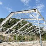 Single Layer Stable Structure Poly Tunnel Greenhouse for Agricultural Retractable Film Automated for sale
