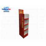Merchandising Cardboard Floor Displays Grocery Store For Stay Warm Blankets for sale