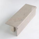 Acid Resistant Staircase Steps Tiles White Marble Indoor Outdoor for sale