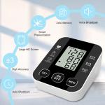 One Click Operation Portable LCD Digital Display Voice Broadcast Blood Pressure Monitor for sale