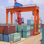 U Type 50T Double Beam Hook Gantry Crane Working Class A6 for sale