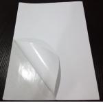 White 8.5 X 11cm Woodfree Blank Sticker Sheets , Plain Sticker Sheets for sale