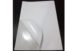 China White 8.5 X 11cm Woodfree Blank Sticker Sheets , Plain Sticker Sheets supplier
