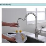 Gooseneck bar Sensor Control Smart Kitchen Faucet with Anti Clogging Nozzle for sale