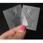 Screen Printed Clear TPU Washing Instruction Labels For Garments