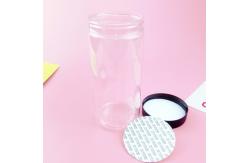 China 20 OZ  600ml FDA Clear Empty Plastic Food Storage Jars With Lids supplier
