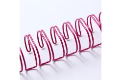 China 3/4 Inch Electroplated Double Loop Binding Consumable For Paper Documents supplier