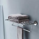 Polished Finish Bathroom Towel Racks Sus 304 Towel Shelf 25.6 Inch for sale