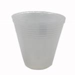 Transparent Plastic flower nursery pot  with various size