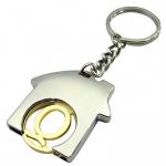 Shop Cart House Shaped Trolley Coin Keyring – A Functional and Fun Accessory for sale