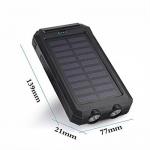 OEM ODM Solar Powered Power Bank 10000mah Solar Powerbank With Li-Polymer Battery