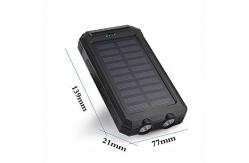 China OEM ODM Solar Powered Power Bank 10000mah Solar Powerbank With Li-Polymer Battery supplier