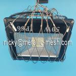 1.5mm Flexible Stainless Steel Rope Mesh Bag Anti Theft for sale