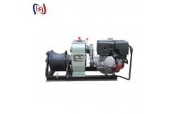 China Belt Drive Variable Speed Wire Rope Traction Pulling Cable 16RPM Electric Power Winch supplier