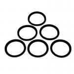 High Temperature And Durable Custom Sealing Ring NBR Rubber O-Ring for sale