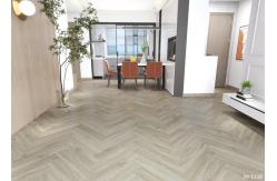 China 5-8mm Rigid Core SPC Herringbone Formaldehyde Free supplier