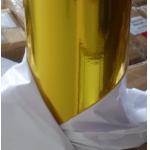China Glossy Chrome Vinly Car Wrap/golden film/signs and labels/golden wraps for sale