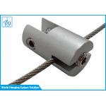 Edge Grip Cable Clamps Accessories Art Cable Hanging System For Glass Or Acrylic Panel for sale
