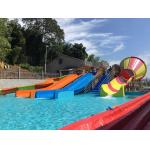 200m2 Area Wide Family Water Slide For Children Easy Installation for sale