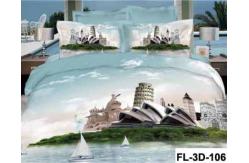 China 3D Printed Cotton Sheet Set supplier