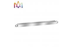China Gold Plated 4x48MM SS304 Horizontal Bar Pendant supplier