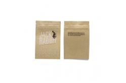 China Paper Kraft Bag Stand up Zipper Kraft Paper Pouch Waterproof Zipper Sealed Resealable supplier