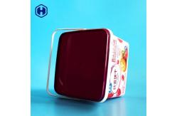 China Strong Plastic PP Square Food Grade Buckets 100OZ 3000ML With Lids supplier