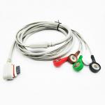 IEC AHA Snap Clip Holter ECG Cable GE SEER Light 5 7 10 Leads for sale