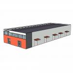 Waterproofing Pre Engineered Metal Building / Barns Steel Warehouse Structure for sale