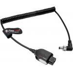 Alvin's Cables Atomos Ninja V D-tap Power Cable, 1.6-4ft Smart Dtap to Locking DC 2.1 Right Angle Coiled Cable for Blackmagic Video Assist, for Hollyland Mars 400S, Ultra Soft for sale